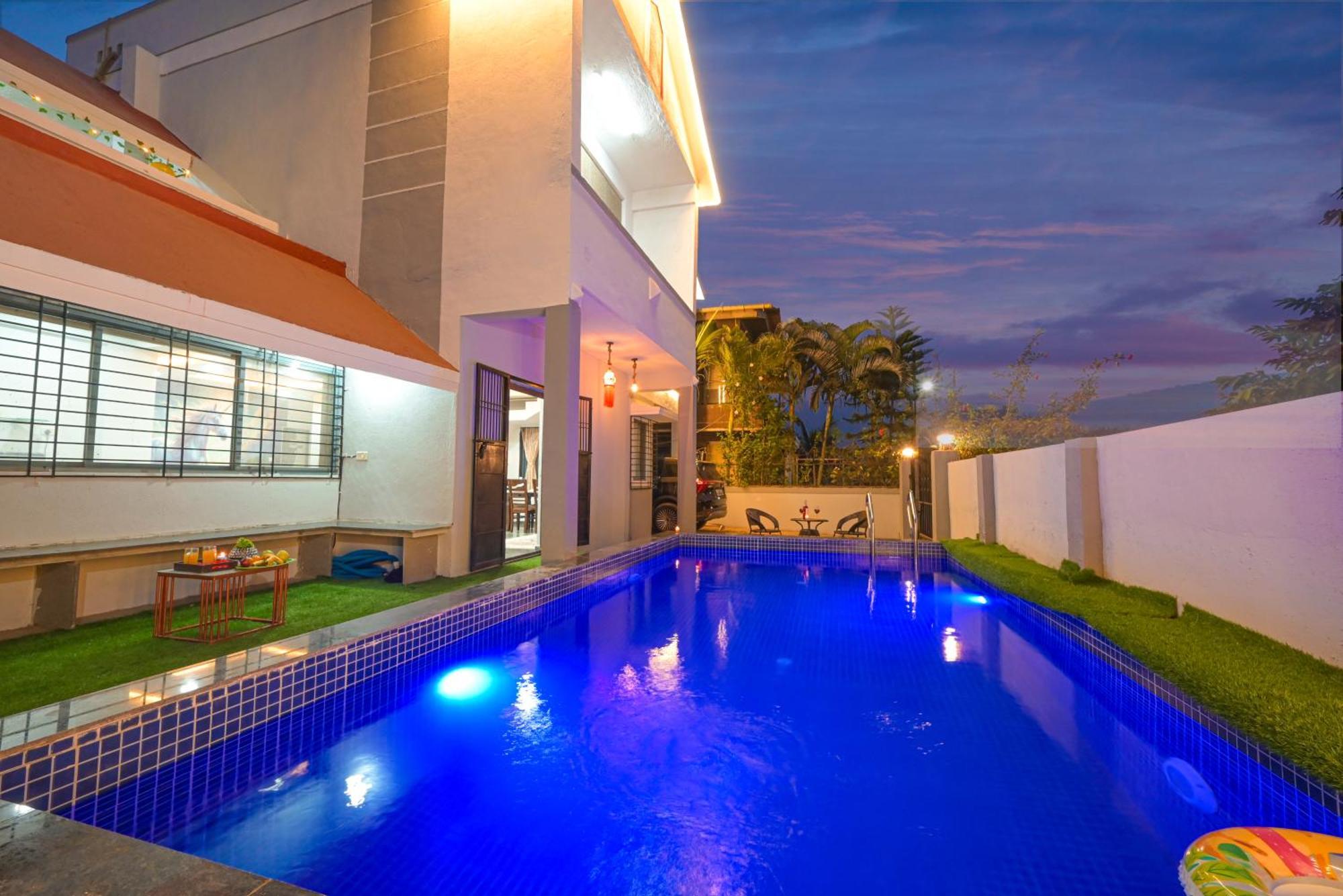 Ll Empyrean Stay II Luxury Ll Celestial Unicorn Villa Ll 3Bhk Ll Ac Ll Private Big Pool Ll Lonavala Exteriör bild