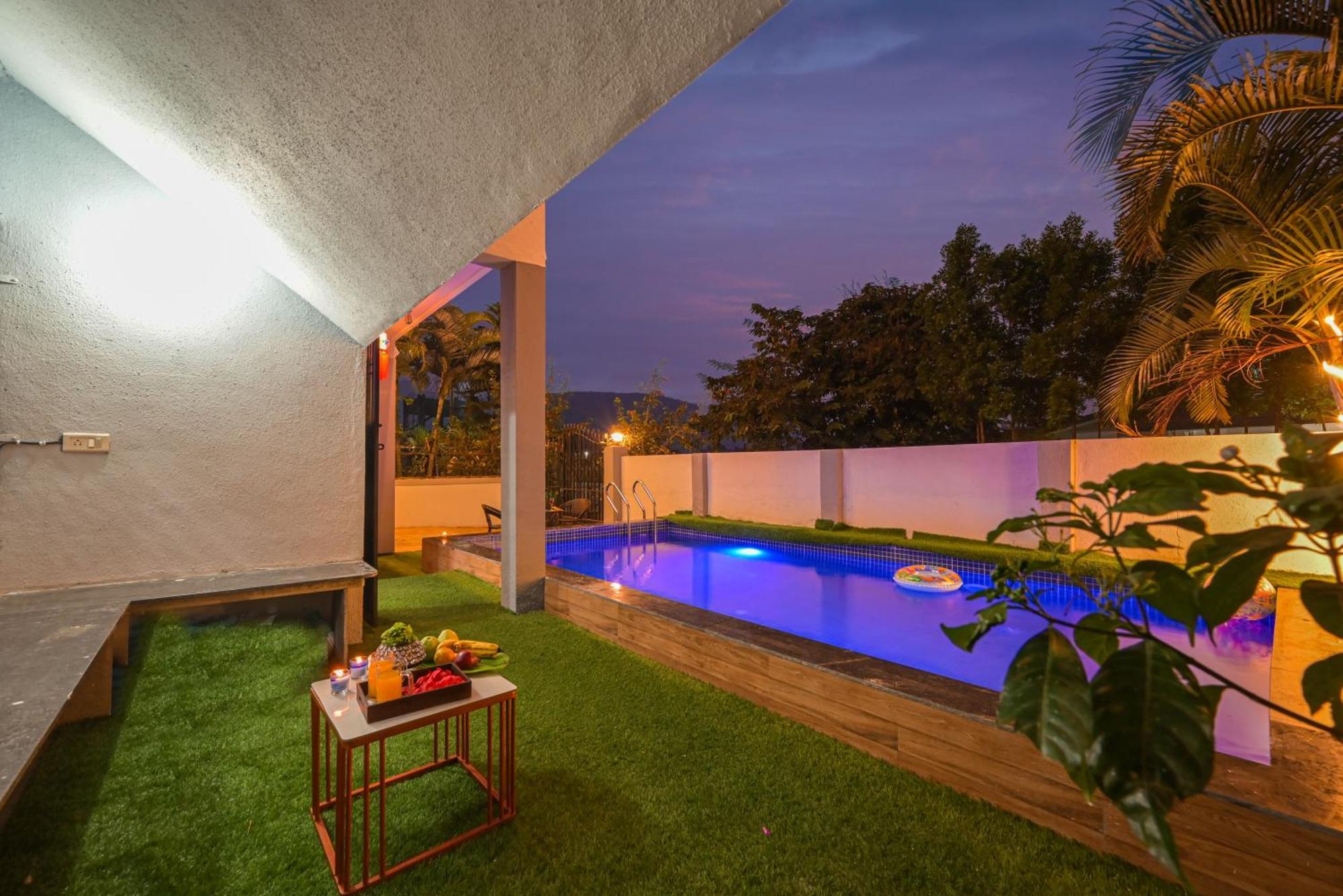 Ll Empyrean Stay II Luxury Ll Celestial Unicorn Villa Ll 3Bhk Ll Ac Ll Private Big Pool Ll Lonavala Exteriör bild